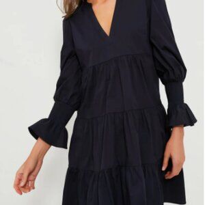 Tuckernuck Navy Cotton Poplin Kenzo Dress